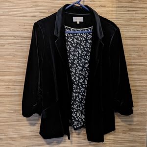 Velvet Black Blazer